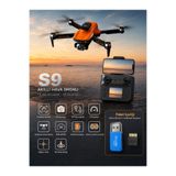 ATLT ATLANTİS S9 ESC 2 KAMERA EKRANLI KUMANDA FIRÇASIZ MOTOR 2.4G RC QUADCOPTER Wİ-Fİ CAM FPV CANLI YAYIN