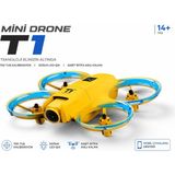 Atlt Atlantis T1 Mini 1080 Full Hd Kameralı 360° Dönüşlü Drone LED Işıklı 4 Pervaneli Dron Sabit Irtifa Asılı Kalma Kameralı Tek Tu Kalibrasyon Hava Dronu Hobi Foto ve Video Çekimi Uygulamadan Kontrol - Gri