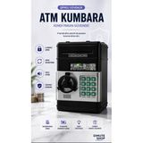 Atm Kumbara Şifreli Elektronik Para Kasası Otomatik Para Çeken Çocuk Kumbarası
