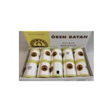 Atmaca Tuhafiye Ören Bayan Koton Makine Nakış Makarası 10 Gram 10LU Kutu Renk: Kar Beyaz