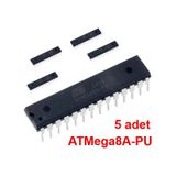 Atmel Microchip Atmega8A-Pu Dıp28 Cpu İşlemci 5 Adet