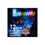 atmosphere Oto Aksesuar Araç Içi Ayak Altı Led 12 Ledli Lamba Sese Duyarlı Led Müziğe Duyarlı Led Ayakaltıled
