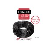 ATN 100 Metre 16mm Damlama Sulama Hortumu – 20 cm Delikli Aralıklı – Bahçe Tarla Sera Sulama Borusu