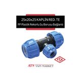 ATN 25x20x25 Kaplin Redüksiyon Te – PP Plastik Rekorlu Su Borusu Bağlantı (TSE Belgeli)