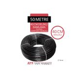 ATN 50 Metre 16mm Damlama Sulama Hortumu – 40 cm Aralıklı Delikli – Bahçe Tarla Sera Sulama Borusu