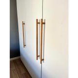Atolye 10 Boy kulp, Gardrop vestiyer kulbu, Uzun kulp, Ahşap boy kulp (100cm)