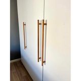 Atolye 10 Boy kulp, Gardrop vestiyer kulbu, Uzun kulp, Ahşap boy kulp (60cm)