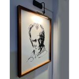 Atolye 10 Tablo aydınlatması – Tablo spot – Tablo lambası - Resim Lambası - Led Resim Aydınlatması (42 cm)