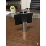 Atölye Asya Minimalist Paslanmaz Çelik Kartvizitlik – Masa Üstü Silindir Tasarım (60X25 Mm)