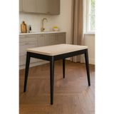 Atolye Casa 60x100cm Traverten Katlanır Mutfak Masası Dolunay Model