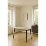 Atölye Casa 70X120CM Cappuccino Açılır Mutfak Masası Ay Model - 70 x 120 cm