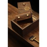 Atölye Çınar Leather Handmade DERİ AKORDİYON KARTLIK CCARD İSME ÖZEL
