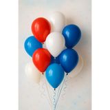 Atölye Doruk Süper Kahraman Doğum Günü Renkli Balon Set, Parti Masa Süsleme. Doğum Günü Duvar Süsü-10 Adet