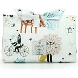 Atölye Eda Pratik Havlu Alezli Alt Açma Minderi Pamuklu Poplin 50x70 cm Yumuşak ve Ergonomik - Yenidoğan - Renkli