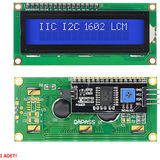 Atölye Elektronik Iıc I2c Seri 1602a 2x16 Mavi Karakter Lcd Modül Display Ekran 5v Beyaz Arka Işık
