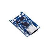 Atölye Elektronik TP4056 Korumalı Lityum Pil Şarj Devresi Type C Usb Batarya