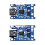 ATOLYE ELEKTRONİK TP4056 Type-C Li-Ion Pil Şarj Modülü Korumalı - 2 Adet Paket