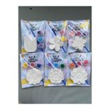 Atölye Lavi Shop Çiçek Taş Tozu Boyama Seti, DIY, 10 Adet | Karışık Figür