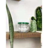 Atölye Merdiven Cam Matcha Kavanozu Dekoratif Baharat Erzak Kavanozu Kutusu Maça Çayı Için Çırpıcı Desenli 300ML - 1 - 0 - 249 ml