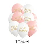 Atölye Mi Bride To Be Baskılı Balonlar Bride Parti Balonları 10lu Paket
