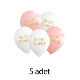 Atölye Mi Bride To Be Baskılı Balonlar Bride Parti Balonları 5li Paket