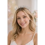 Atölye Mi Gümüş Team Bride Taç - Bride Parti Süsleri Nedime Tacı Gümüş