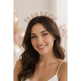 Atölye Mi Rose Gold Team Bride Taç - Rose Nedime Tacı