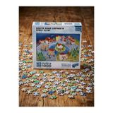 Atölye NerDen Hüseyin Rahmi Gürpınar'ın Renkli Alemi 1000 Parça Puzzle Yap-Boz