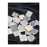 Atölye Öğretmenim Cam Mozaik (500 GR 35 ADET TAŞ) Karışık Desen 1taş 4*4 Cm