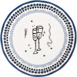 Atölye Sır Holiday Collection Tatlı Tabağı - Mavi - Standart