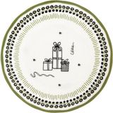 Atölye Sır Holiday Collection Tatlı Tabağı - Yeşil - Standart