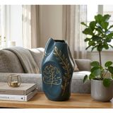 Atölye Sonart Birinci Sınıf Seramik Vazo, Amorf Organik Form, 24x15 cm, Modern ve Minimalist, Salon Dresuar Ofis için