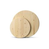 Atolye10 Yuvarlak Masa Tablası- Yuvarlak Ahşap Tabla- Sehpa Tablası-35cm
