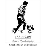 Atölye7 Tasarım Atatürk Kocatepe Büyük Boy Yenilebilir Pasta Süsü Kurabiye Cupcake Şeker Hamuru Kağıt Baskısı
