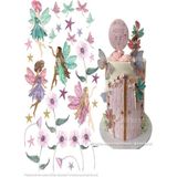 Atölye7 Tasarım Melekler Angel Yenilebilir Pasta Süsü 21 x 29 cm Şekerli Kağıt Baskı