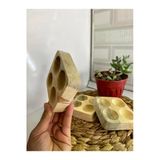 Atolyesiahsap Ahşap 4'Lü Kare Yumurtalık 11X11x3 Cm