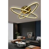 Atom 2'li Çift Yönlü Ithal Modern Yüksek Işık Güclü LED Avize - Gold - 1
