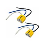 Atom Far Fişi H4 Ampul Soketi 1.5 Mm Kablolu Yanmaz Porselen 2 Ad