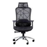 Atom Ofis Glory Gray Yönetici Çalışma Koltuğu, Gri, Ayarlanabilir Bel Desteği, Fileli Döşeme, 3D Ayarlanabilir Kol Dayanaklı, 52x50x114-124 cm, 16.5 kg