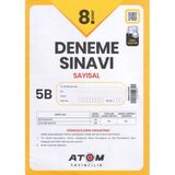 Atom Yayınları 8. Sınıf Sayısal Ve Sözel Deneme Sınavı 5 B Kitapçığı (2 Kitapcık Takım)