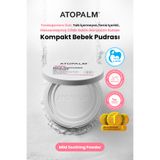 Atopalm Yenidoğanlara Özel, Talk İçermeyen Temiz İçerikli Kompakt Bebek Pudrası Mild Soothing Powder