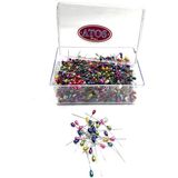 Atos Damla Başlı Toplu İğne 250 gr Renkli