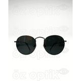 Atos Lombardini 922 C4 Yuvarlak Model Mineral Camlı Unisex Güneş Gözlüğü - Antrasit