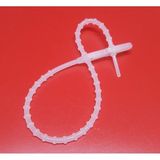 ATS Global Kablo Bağı Boncuk Çift Kilitli Plastik Kelepçe 3.5X235 500 Adet
