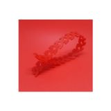 ATS Global Kablo Bağı Özel Esnek Plastik Kelepçe 10X300 mm 50 Adet Kırmızı