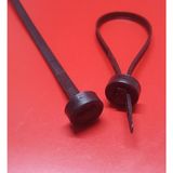 ATS Global Kablo Bağı Tokalı Düğme Başlıklı Plastik Cırt Kelepçe 6 x 235 mm 250 Adet