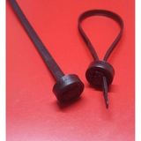 Ats Global Kablo Bağı Tokalı Düğme Başlıklı Plastik Cırt Kelepçe 6x235 Mm 100 Adet