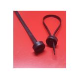 Ats Global Kablo Bağı Tokalı Düğme Başlıklı Plastik Cırt Kelepçe 6x235 Mm 250 Adet