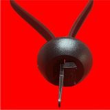 ATS Global Kablo Bağı Tokalı Düğme Başlıklı Plastik Cırt Kelepçe 7.6X380 mm 100 Adet