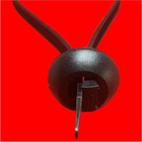 ATS Global Kablo Bağı Tokalı Düğme Başlıklı Plastik Cırt Kelepçe 7.6X380 mm 50 Adet